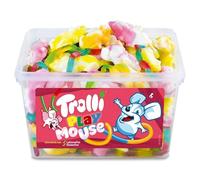 Trolli Playmouse, Caramelle Gommose Colorate a Forma di Topo, Senza Lattosio e Glutine, Confezione da 1,2 kg