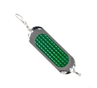 Trolling Dodger Flasher 11,4 cm per pesca al salmone con cuscinetto liscio azione girevole e bagliore nel buio uso notturno (7)