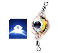 Trolling Drop Esche Da Pesca Subacquea Lampeggiatore Cucchiai Illuminati Esche LED Lampeggiatore Doppia Girevole Lure Competizione Grado Fish Eye Luce