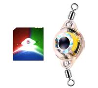 Trolling Drop Esche Da Pesca Subacquea Lampeggiatore Cucchiai Illuminati Esche LED Lampeggiatore Doppia Girevole Lure Competizione Grado Fish Eye Luce