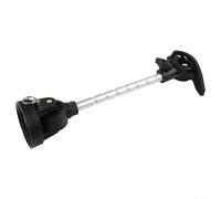 Trolling Motor Stabilizer Mount Supporto per motori Minn Kota Staffa regolabile in lega di alluminio nero e argento un 180 gradi