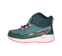 Trollkids Bambini Skarvan Hiker Mid XT Scarpe, Pool Blue-Alpine Blue, 36