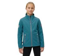 Trollkids - Girl's Trollfjord Jacket - Giacca softshell 128 turchese