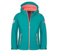 Trollkids - Girl's Trollfjord Jacket - Giacca softshell 176 turchese
