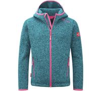 Trollkids Girls Jondalen XT W - felpa in pile - bambina 104 Green/Pink junior
