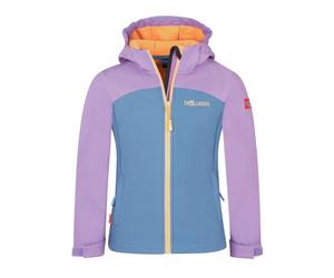 Trollkids - Girl's Kristiansand Jacket XT - Giacca softshell 164 blu/lilla