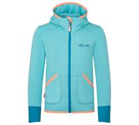 Trollkids - Girl's Saltfjord Jacket - Felpa 140 turchese
