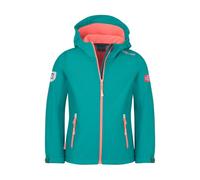 Trollkids - Girl's Trollfjord Jacket - Giacca softshell 104 turchese
