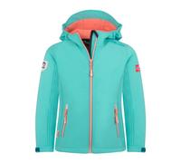 Trollkids - Girl's Trollfjord Jacket - Giacca softshell 128 turchese