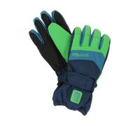 TROLLKIDS Guanti sportivi 'Rauland' navy / blu chiaro / lime / nero Bambini TROLLKIDS S navy / blu chiaro / lime / nero