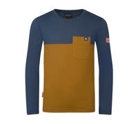 Trollkids - Kid's Bergen Longsleeve - Maglia a manica lunga 164 blu/marrone