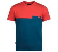 Trollkids - Kid's Bergen T - T-shirt 98 blu/rosso