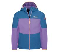 Trollkids - Kid's Bjordal Jacket - Giacca antipioggia 128 blu/lilla