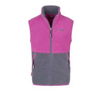 Trollkids - Kid's Kjerag Vest - Gilet in pile 128 grigio