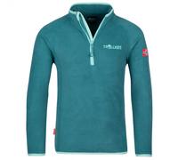 Trollkids - Kid's Nordland Half Zip - Pullover in pile 152 turchese