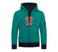 Trollkids - Kids Sortland Jacket - Felpa con cappuccio 176 turchese