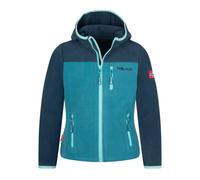 Trollkids - Kid's Stavanger Jacket - Giacca in pile 92 blu/turchese