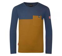 Trollkids - Kid's Bergen Longsleeve - Maglia a manica lunga 98 blu/marrone