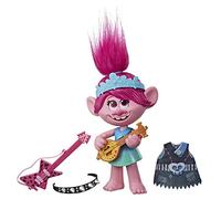 Trolls 2: Tour Mondiale di DreamWorks - Bambola Poppy Pop e Rock Chante in francese