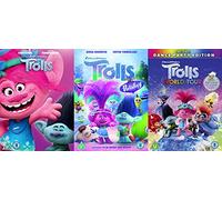 Trolls all 3 movies complete collection dvd: Trolls, Trolls Holiday, Trolls World Tour DVD