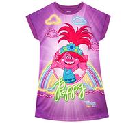 Trolls Camicia da Notte delle Ragazze Poppy Viola 5-6 Anni