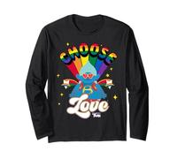 Trolls Choose Love Rainbow Maglia a Manica