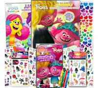 Trolls Coloring and Stickers Activity Book Bundle con libro da colorare, pacchetti di attività Troll, adesivi e altro ancora