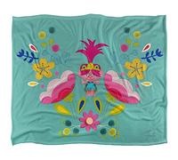 Trolls Crafty Coperta super morbida al tatto setoso - 152 x 127 cm