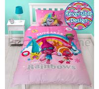 Trolls Dreams Copripiumino Singolo Nuovo Bambina Camera da Letto