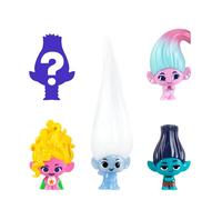 Trolls 3 DreamWorks-Set di 5 statuette Mineez, 24304, multicolore