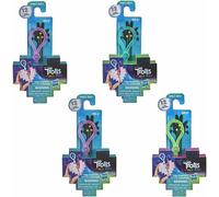 Trolls DreamWorks World Tour Tiny Dancers Sorprese 4-Pack Serie 3, Tiny...