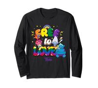 Trolls Free to Love Rainbow Maglia a Manica