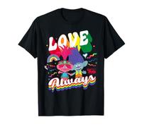 Trolls Love Always Rainbow Maglietta