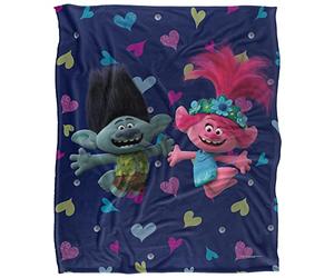 Trolls Pat A Cake Coperta super morbida al tatto setoso - 152 x 127 cm