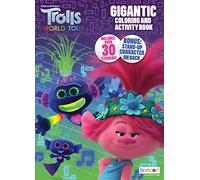 Trolls World Tour 47362 - Libro da colorare e attività, 192 pagine