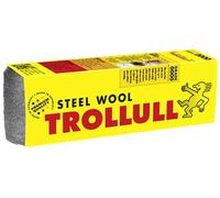 Trollull Lana d'acciaio | Filo di lana 200g extra-fine 0000 lucida superfici cerate legno, rame, ottone e opache, pulisce il vetro
