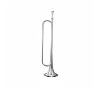 Tromba a Canna Liscia Tromba Bugle Corno in Ottone Leggera in Ottone Giallo Ergonomica per Giovani Musicisti Adatta a Bande Giovanili Lezioni, style to 1