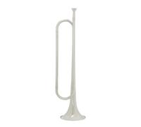 Tromba A Tromba Piatta In Sib Retrò Con Bocchino Strumento Musicale In Ottone Corno Per Banda Scolastica Cavalleria Militare (Color : Silver)