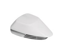 Tromba ABS A MEMBRANA BIANCO/CROMATO 12V Supporto in acciaio inox