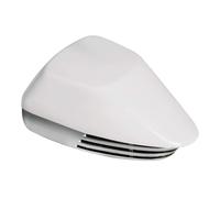 Tromba ABS A MEMBRANA BIANCO/CROMATO 12V Supporto in acciaio inox