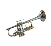 Tromba ALFAAL in Ottone Stile Occidentale Tromba Bach Tipo C Dorata Curva Dorata Forte