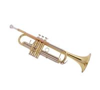 tromba B Strumento per tromba piatto Bocchino in bronzo fosforoso Tubo in rame bianco Bocca in ottone