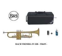 Tromba Bach TR 655 Sib Laccata ORO tromba da studio professionale TR655 + Borsa