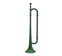 Tromba Bb. Addominali Plastic Young Pioneers Bugle Call Student Horn Kid Beginner Per Ottone Performance Strumento Musicale (Color : Green)