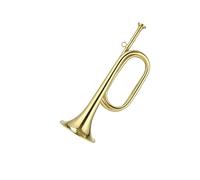 Tromba Bocchino straniero ordinario + custodia + panno rosso + guanti tromba in ottone