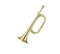 Tromba Bocchino straniero ordinario + custodia + panno rosso + guanti tromba in ottone
