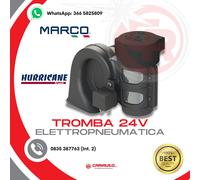 Tromba compatta con compressore 24v HURRICANE Camion Made In Italy Potente