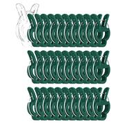 Tromba da 30 pezzi da 1 pollice di supporto per piante da 1 pollice, fiore e vite, clip di supporto per piante di pomodoro da giardino per gli steli di supporto, le viti coltivano l'arrampicata