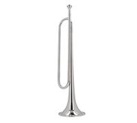 Tromba da Cavalleria in Ottone BB Key Bugle Horn, Performance in Ambiente Professionale, Tromba da Cavalleria in Argento Tromba Strumento in Ottone per Banda Scolastica