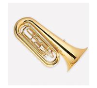 Tromba Da Marcia In Ottone Laccato Oro In Si Bemolle Strumento Professionale In Ottone Con Custodia Per Il Trasporto Kit Eufonio
